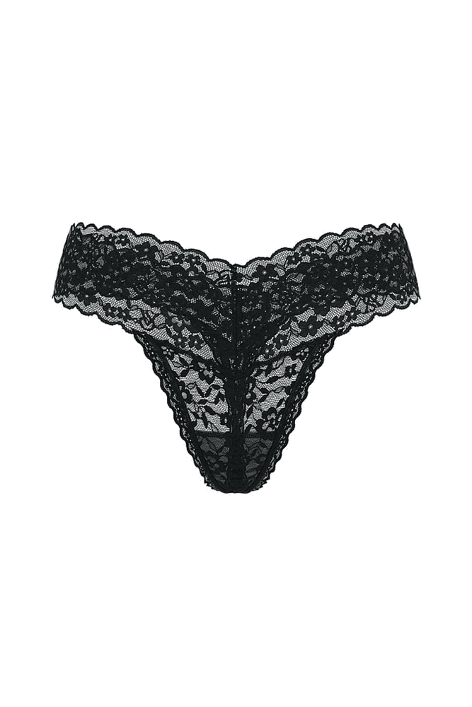 Трусики МЕРЕЖИВНІ СТРІНГИ BLACK Victoria`s Secret