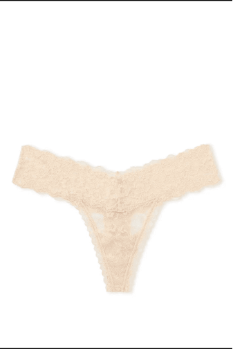 Трусики МЕРЕЖИВНІ СТРІНГИ CHAMPAGNE Victoria`s Secret