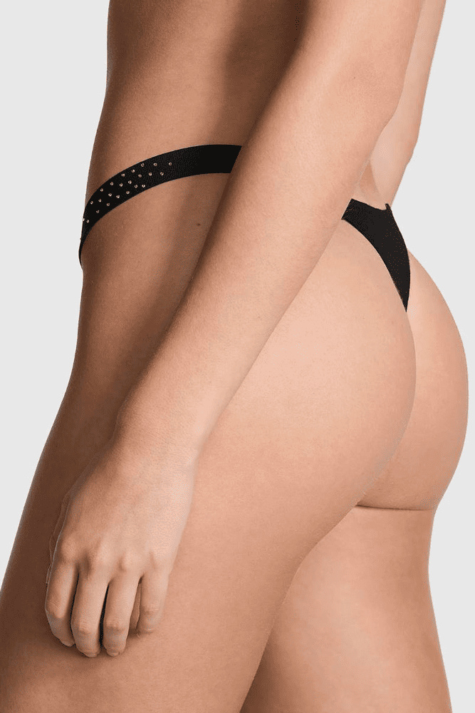 Трусики PINK СТРІНГИ BLACK LOGO EMBL Victoria`s Secret Трусики PINK СТРІНГИ BLACK LOGO EMBL Victoria`s Secret