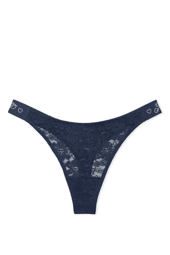 Трусики PINK СТРИНГИ NAVY LOGO EMBL Victoria`s Secret