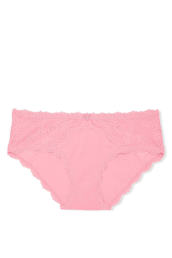 Трусики БАВОВНЯНІ БІКІНІ PINK HEART Victoria`s Secret