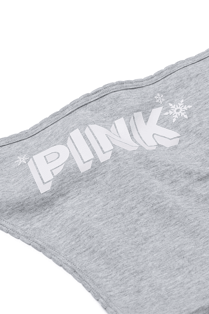 Трусики БАВОВНЯНІ БРАЗИЛІАНИ GREY POM Victoria`s Secret Трусики БАВОВНЯНІ БРАЗИЛІАНИ GREY POM Victoria`s Secret