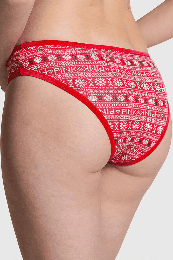 Трусики хлопчатобумажные бразилианы RED PAISLEY Victoria`s Secret Трусики хлопчатобумажные бразилианы RED PAISLEY Victoria`s Secret
