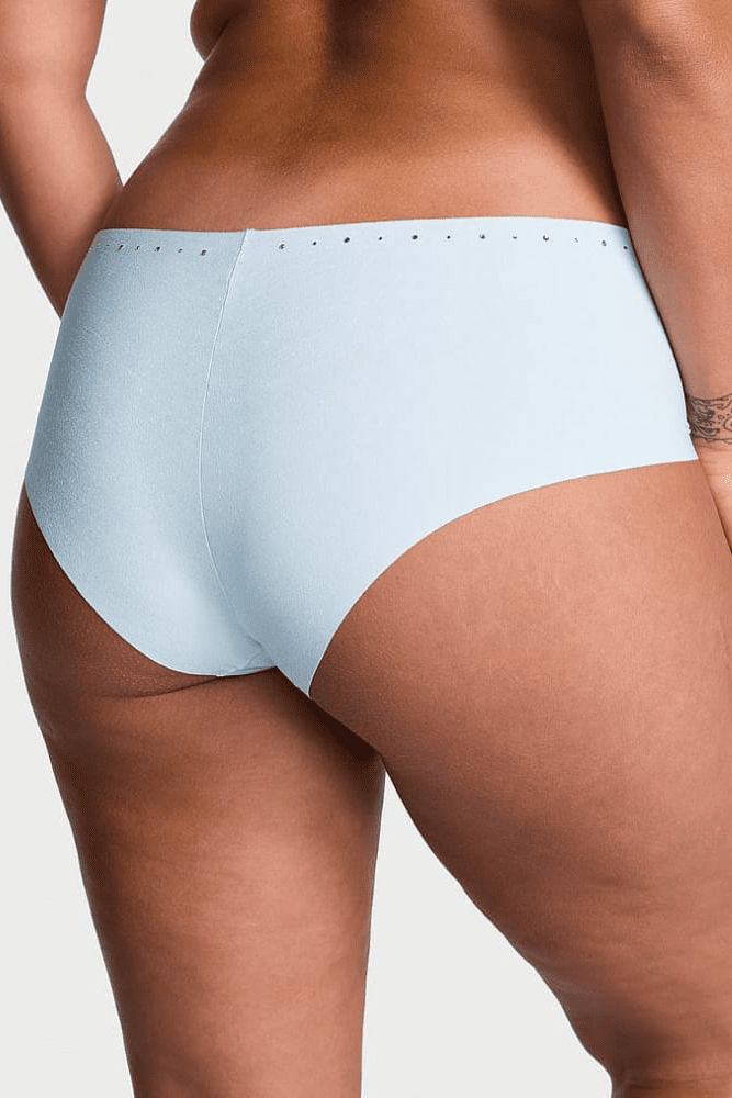 Трусики БЕЗШОВНІ БРАЗИЛІАНИ BLUE EMBL Victoria`s Secret Трусики БЕЗШОВНІ БРАЗИЛІАНИ BLUE EMBL Victoria`s Secret