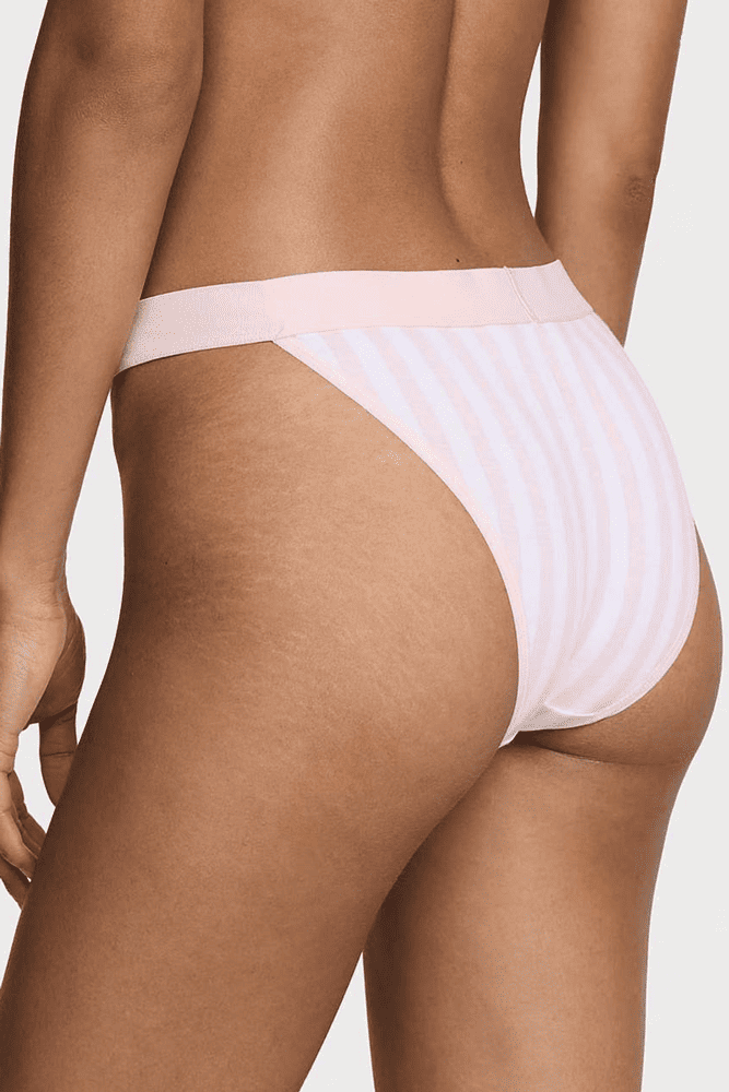 Трусики З РЕЗИНКОЮ БРАЗИЛІАНИ PINK STRIPE EMBL Victoria`s Secret Трусики З РЕЗИНКОЮ БРАЗИЛІАНИ PINK STRIPE EMBL Victoria`s Secret