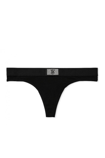 Трусики С РЕЗИНКОМ СТРИНГИ BLACK EMBL Victoria`s Secret