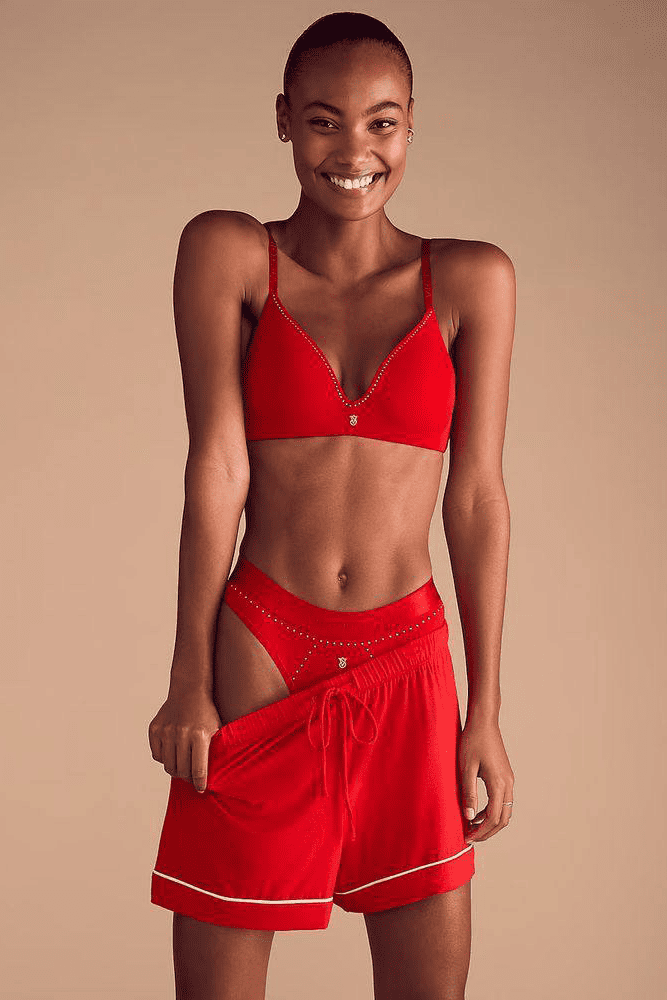 Трусики З РЕЗИНКОЮ СТРІНГИ EMBL RED Victoria`s Secret Трусики З РЕЗИНКОЮ СТРІНГИ EMBL RED Victoria`s Secret