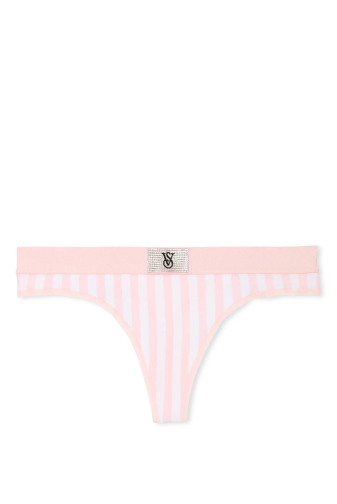 Трусики С РЕЗИНКОМ СТРИНГИ PINK STRIPE EMBL Victoria`s Secret