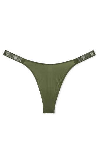 Трусики СО СТРАЗАМИ СТРИНГИ KHAKI VS Victoria`s Secret