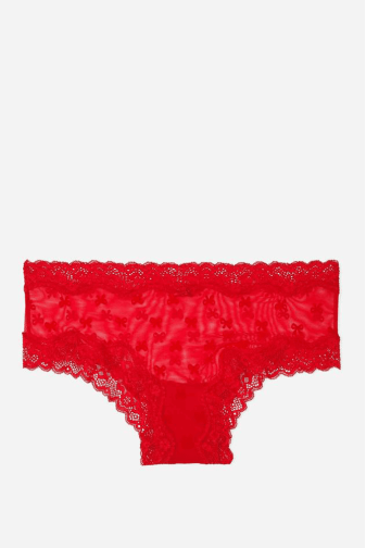 ТРУСКИ СЕТЕВЫЕ ЛЮКС БРАЗИЛИАНЫ BOW RED Victoria`s Secret