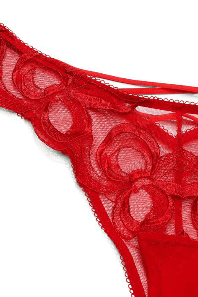 Трусики МЕРЕЖИВНІ ЛЮКС БРАЗИЛІАНИ RED EMBR BOW Victoria`s Secret Трусики МЕРЕЖИВНІ ЛЮКС БРАЗИЛІАНИ RED EMBR BOW Victoria`s Secret