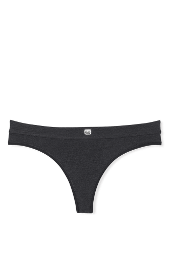 Трусики БАВОВНЯНІ СТРІНГИ GREY EMBL Victoria`s Secret