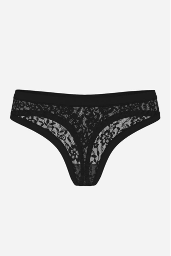 Трусики БЕЗШОВНІ СТРІНГИ BLACK LACE Victoria`s Secret