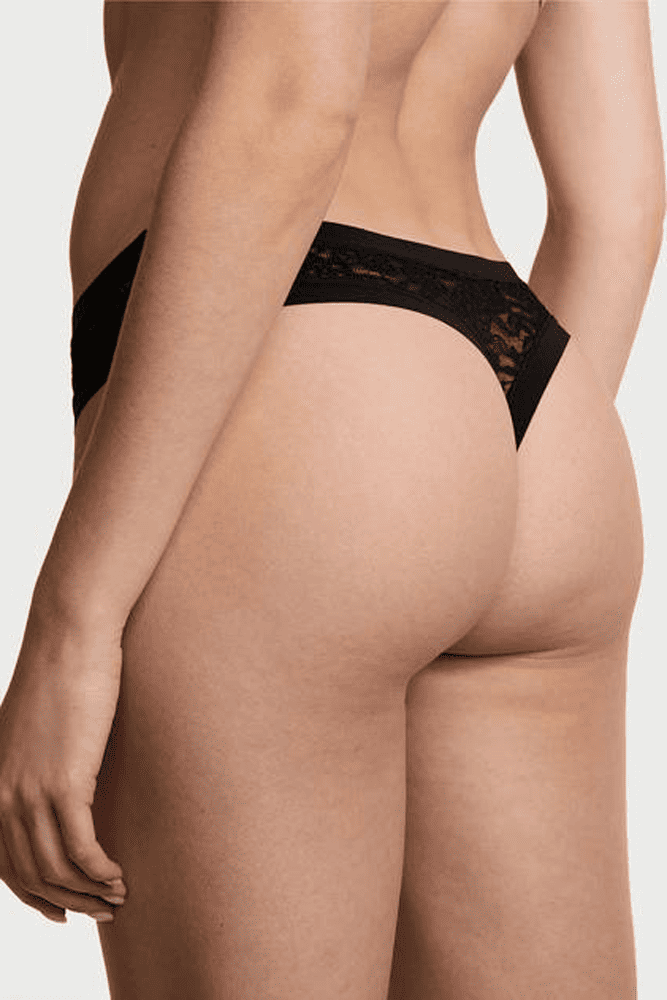 Трусики БЕЗШОВНІ СТРІНГИ BLACK LACE Victoria`s Secret Трусики БЕЗШОВНІ СТРІНГИ BLACK LACE Victoria`s Secret