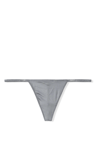 Трусики СО СТРАЗАМИ V-THONG GREY VS OMBRE Victoria`s Secret
