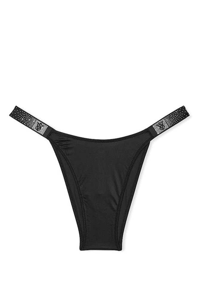 Трусики ЗІ СТРАЗАМИ БРАЗИЛІАНИ BLACK VS OMBRE Victoria`s Secret