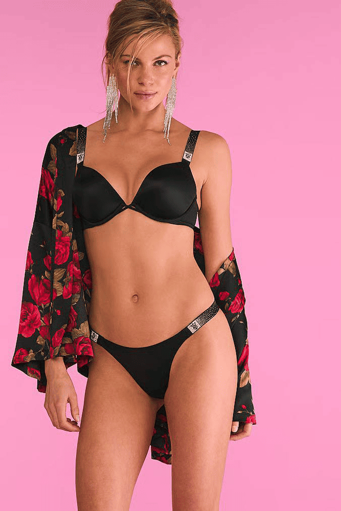 Трусики ЗІ СТРАЗАМИ БРАЗИЛІАНИ BLACK VS OMBRE Victoria`s Secret Трусики ЗІ СТРАЗАМИ БРАЗИЛІАНИ BLACK VS OMBRE Victoria`s Secret