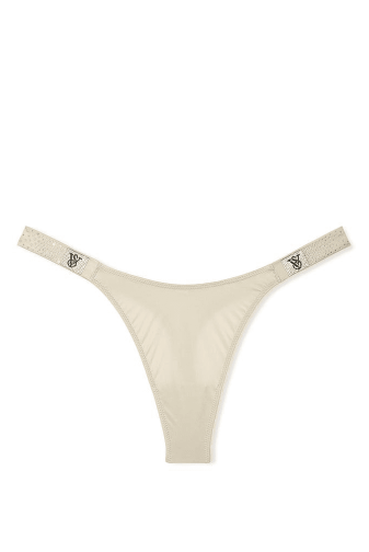 Трусики СО СТРАЗАМИ СТРИНГИ SILVER GREY VS OMBRE Victoria`s Secret