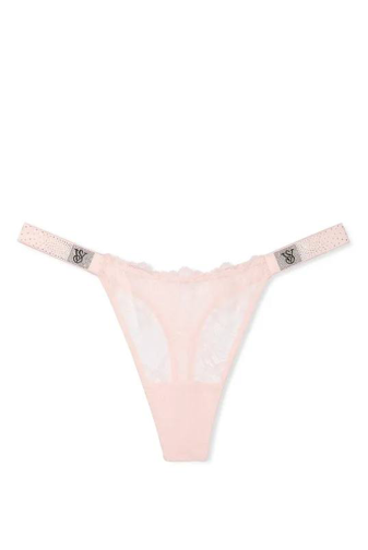 Трусики ЗІ СТРАЗАМИ СТРІНГИ МЕРЕЖИВО PUREST PINK VS OMBRE Victoria`s Secret