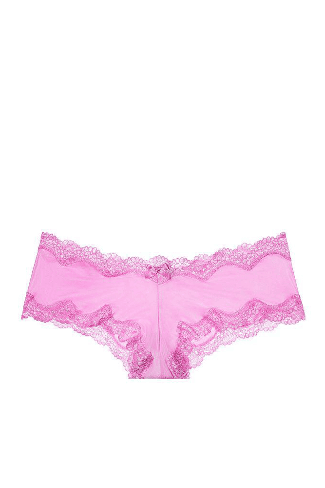 Трусики МЕРЕЖИВНІ ЛЮКС БРАЗИЛІАНИ LIGHT PINK Victoria`s Secret
