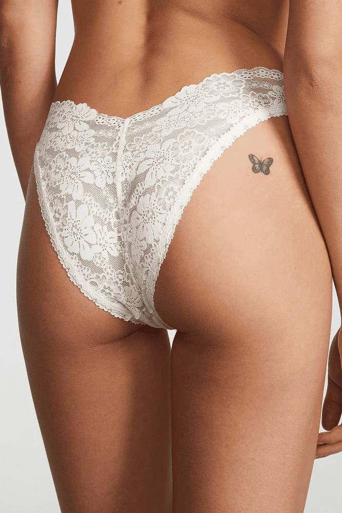 Трусики PINK БРАЗИЛІАНИ WHITE LACE V Victoria`s Secret Трусики PINK БРАЗИЛІАНИ WHITE LACE V Victoria`s Secret