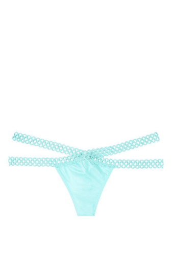 ТРУСКИ СЕТЕВЫЕ ЛЮКС СТРИНГИ BLUE LACE MESH Victoria`s Secret