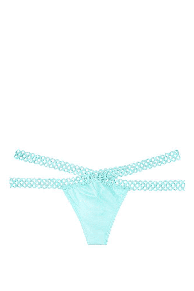 Трусики МЕРЕЖИВНІ ЛЮКС СТРІНГИ BLUE LACE MESH Victoria`s Secret