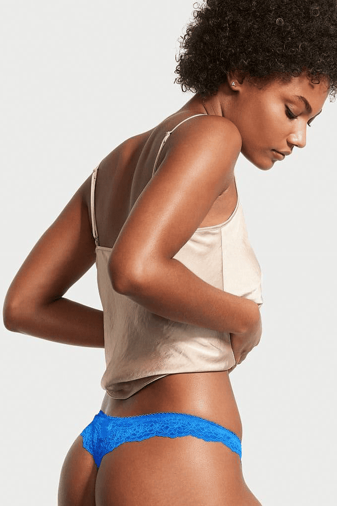 Трусики МЕРЕЖИВНІ ЛЮКС СТРІНГИ BRIGHT BLUE STRIP Victoria`s Secret Трусики МЕРЕЖИВНІ ЛЮКС СТРІНГИ BRIGHT BLUE STRIP Victoria`s Secret