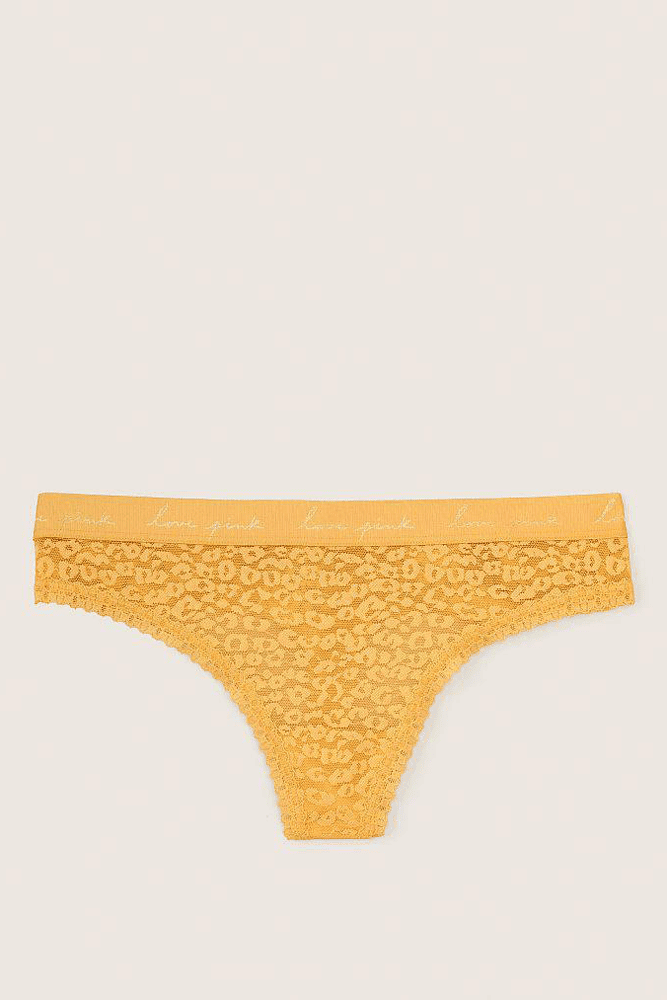 Трусики З РЕЗИНКОЮ СТРІНГИ YELLOW LACE LEO Victoria`s Secret