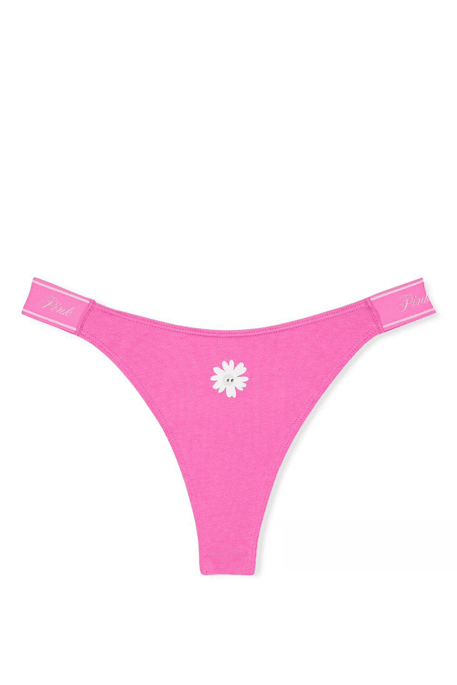 Трусики З РЕЗИНКОЮ СТРІНГИ PINK FLORAL PINK Victoria`s Secret