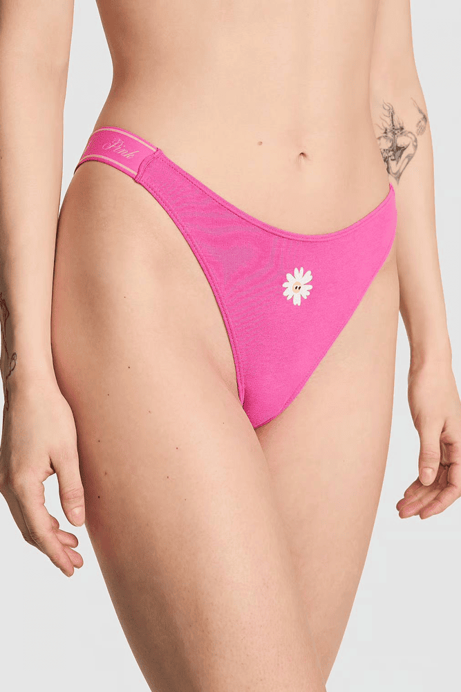 Трусики З РЕЗИНКОЮ СТРІНГИ PINK FLORAL PINK Victoria`s Secret