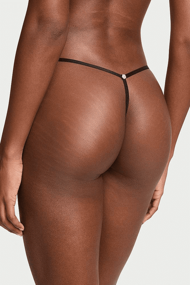 Трусики V-THONG BLACK ANGELS LACE Victoria`s Secret Трусики V-THONG BLACK ANGELS LACE Victoria`s Secret