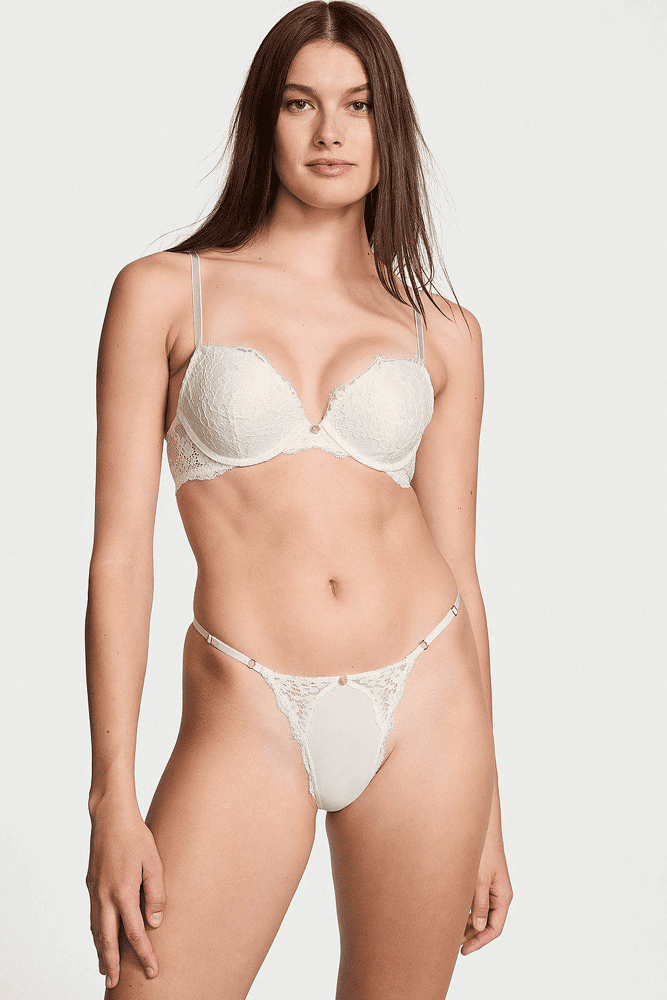 Трусики V-THONG WHITE ANGELS Victoria`s Secret Трусики V-THONG WHITE ANGELS Victoria`s Secret