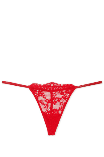 Трусики ЗІ СТРАЗАМИ V-THONG RED DREAM ANGELS Victoria`s Secret