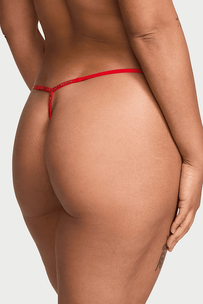 Трусики ЗІ СТРАЗАМИ V-THONG RED DREAM ANGELS Victoria`s Secret Трусики ЗІ СТРАЗАМИ V-THONG RED DREAM ANGELS Victoria`s Secret