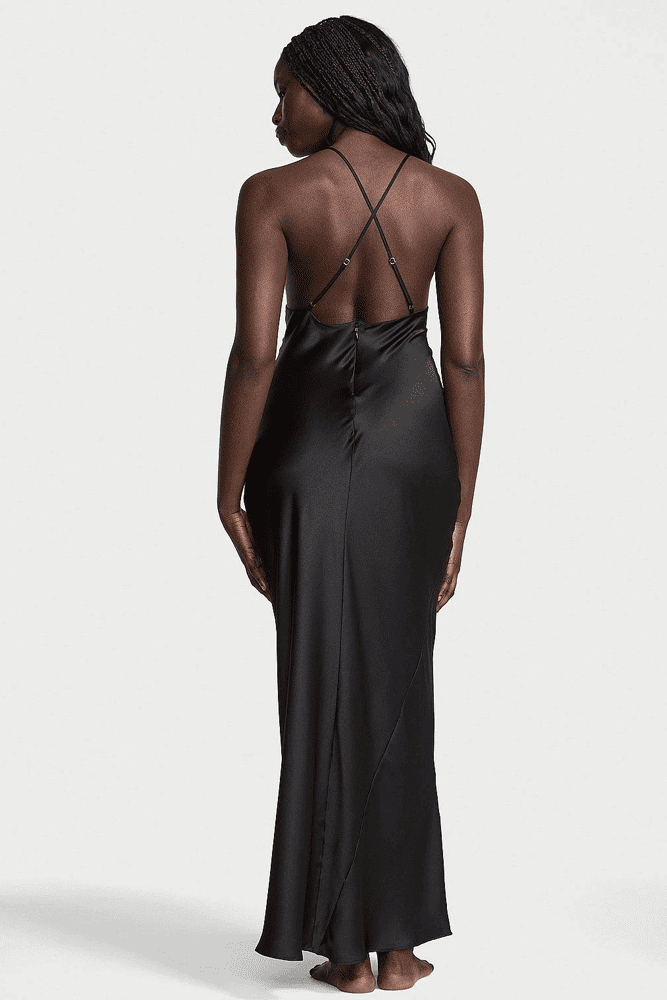 Пеньюар BLACK EMBR ROSE LONG Victoria`s Secret Пеньюар BLACK EMBR ROSE LONG Victoria`s Secret