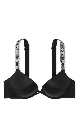 БЮСТГАЛЬТЕР ЗІ СТРАЗАМИ ПОДВІЙНИЙ ПУШ-АП BLACK Victoria`s Secret