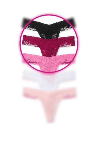 Трусики МЕРЕЖИВНІ СТРІНГИ KIR VS LOGO Victoria`s Secret