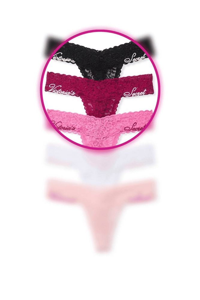 Трусики МЕРЕЖИВНІ СТРІНГИ KIR VS LOGO Victoria`s Secret