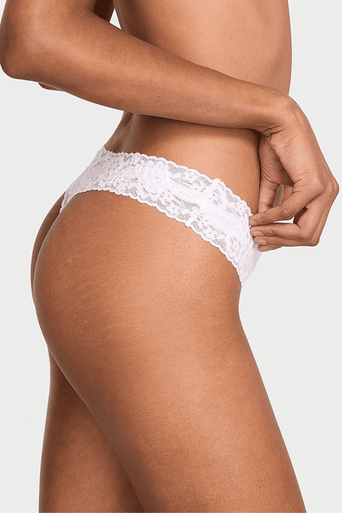 Трусики МЕРЕЖИВНІ СТРІНГИ WHITE  MODAL ROSE Victoria`s Secret