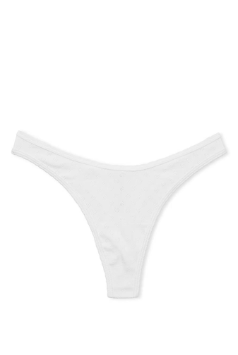 Трусики БАВОВНЯНІ СТРІНГИ WHITE HEART Victoria`s Secret