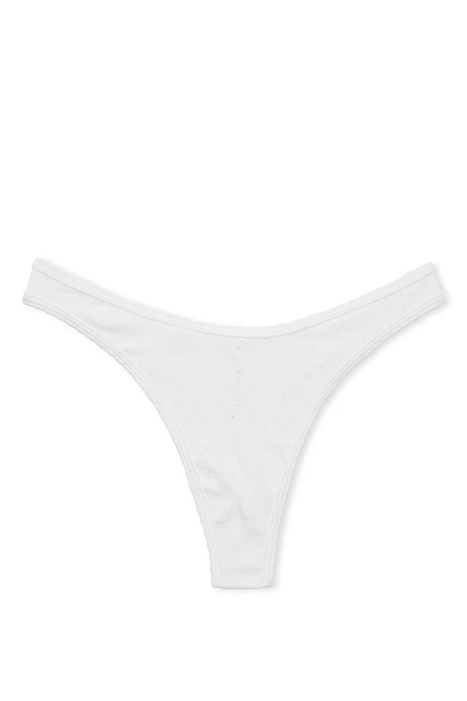 Трусики БАВОВНЯНІ СТРІНГИ WHITE HEART Victoria`s Secret