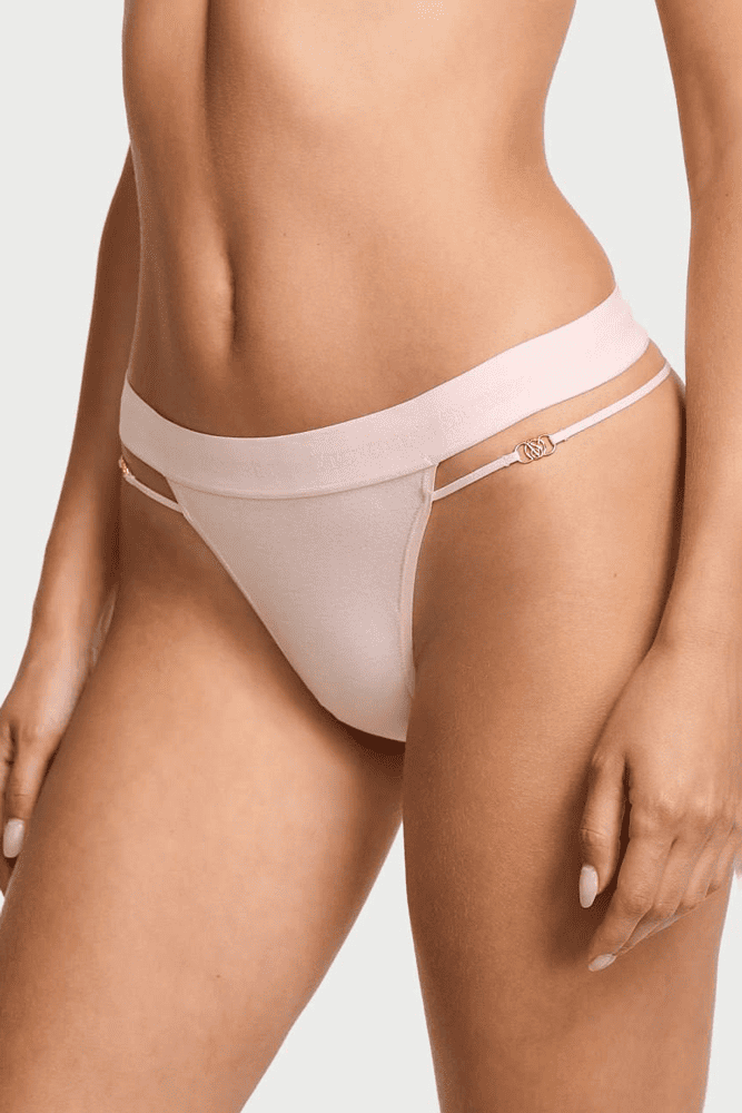 Трусики З РЕЗИНКОЮ СТРІНГИ PINK LOGO CHARM Victoria`s Secret
