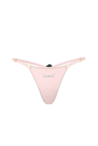 Трусики V-THONG PUREST PINK KITTY Victoria`s Secret