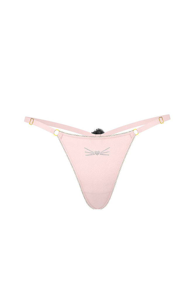 Трусики V-THONG PUREST PINK KITTY Victoria`s Secret