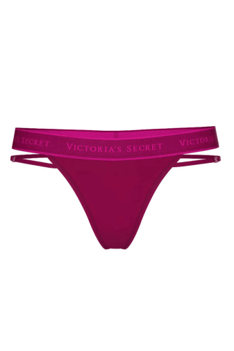Трусики С РЕЗИНКОМ СТРИНГИ WINE LOGO CHARM Victoria`s Secret