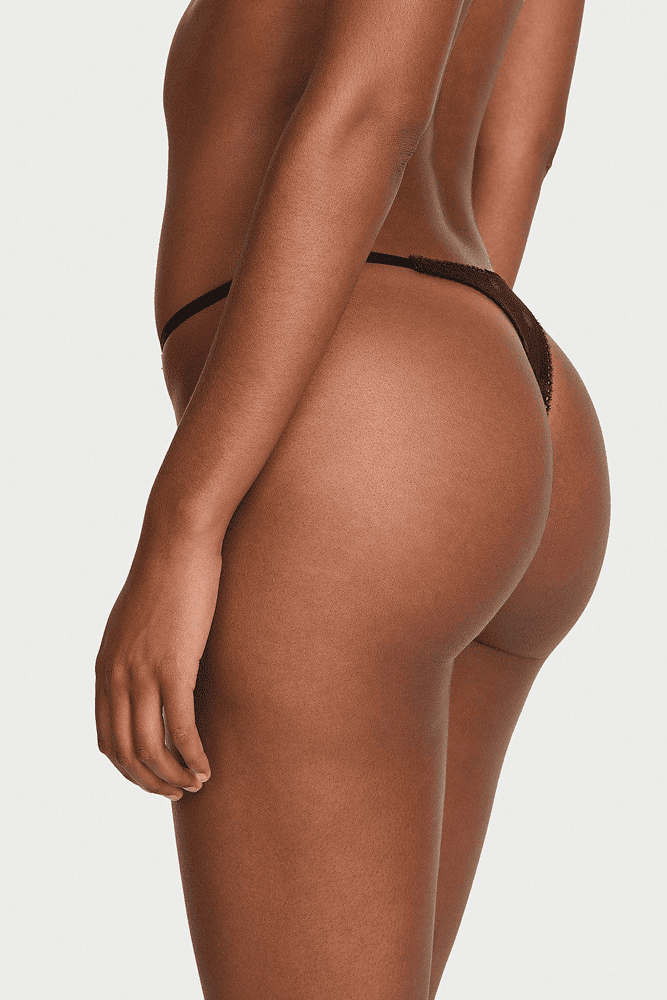 Трусики МЕРЕЖИВНІ СТРІНГИ BLACK HIGH STRIPE Victoria`s Secret Трусики МЕРЕЖИВНІ СТРІНГИ BLACK HIGH STRIPE Victoria`s Secret