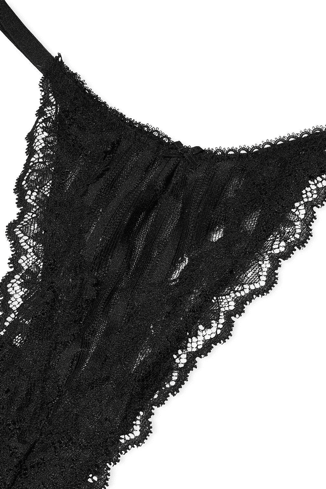 Трусики МЕРЕЖИВНІ СТРІНГИ BLACK HIGH STRIPE Victoria`s Secret Трусики МЕРЕЖИВНІ СТРІНГИ BLACK HIGH STRIPE Victoria`s Secret