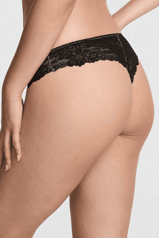 Трусики БЕЗШОВНІ СТРІНГИ BLACK DOT LACE Victoria`s Secret Трусики БЕЗШОВНІ СТРІНГИ BLACK DOT LACE Victoria`s Secret