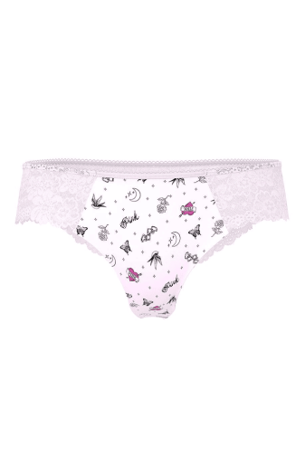 Трусики БЕСПЛАТНЫЕ СТРИНГИ PINK TATTO LACE Victoria`s Secret